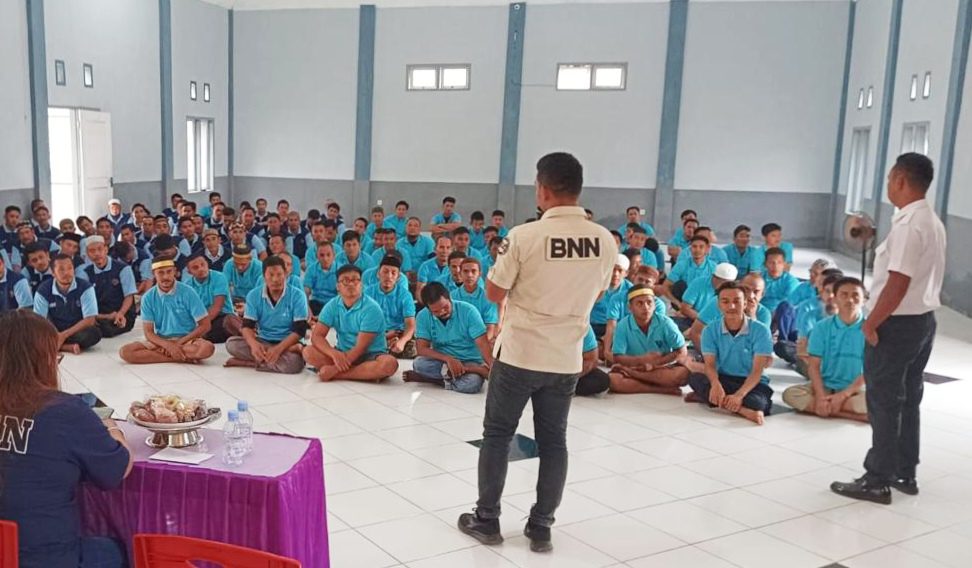 Lapas Kolonodale Gandeng BNNK Morowali Sosialisasikan Anti Narkoba