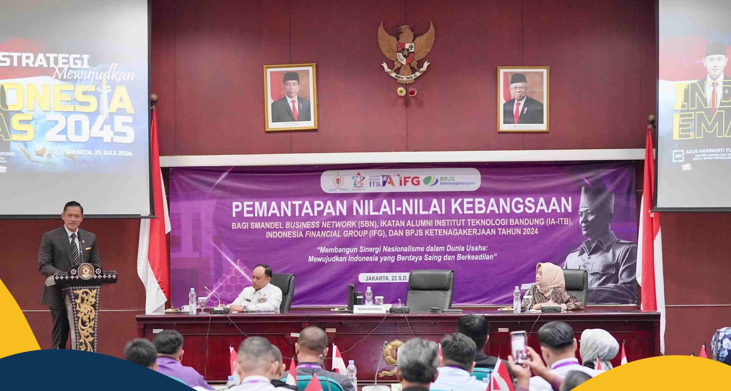Menteri AHY Jadi Pembicara di Lemhannas, Wujudkan Indonesia Emas 2045