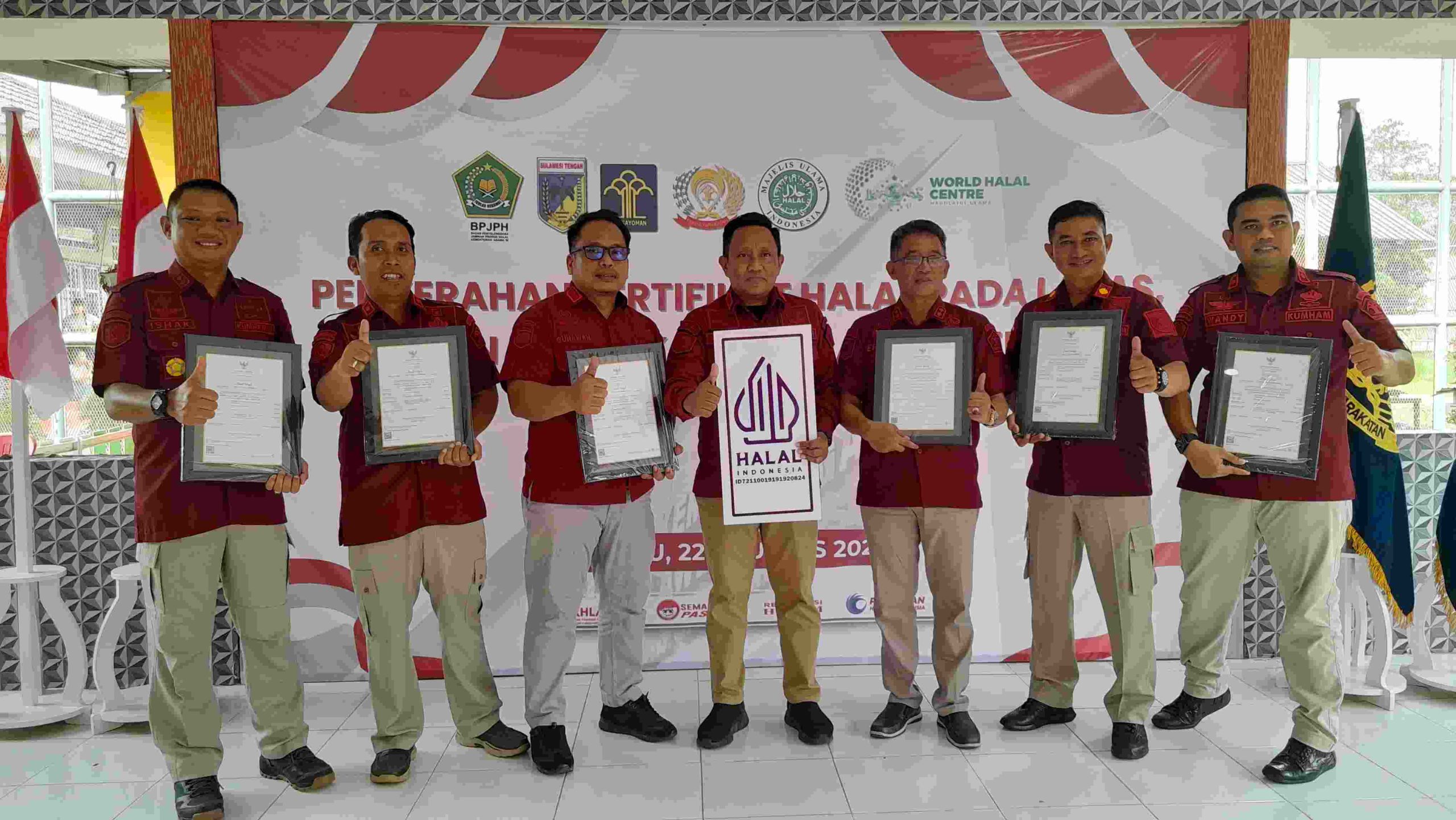 Dapur Momoiko Lapas Kolonodale Berhasil Meraih Sertifikat Halal