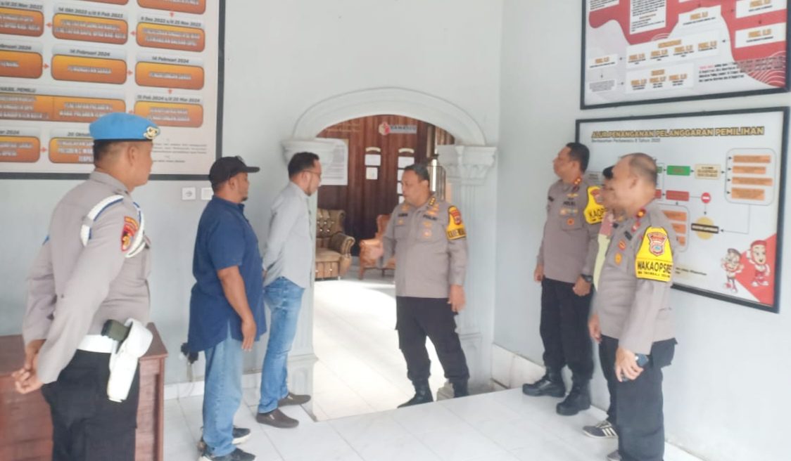 Karo Ops Polda Sulteng Kunjungi KPU Poso dan Bawaslu Persiapan Tahapan Pilkada