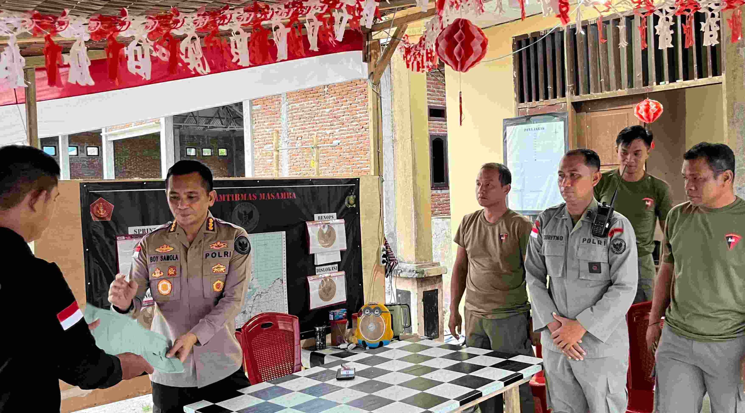 Kaops Madago Raya Semangati Para Personel di Wilayah Operasi