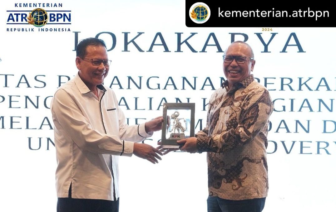 Kementerian ATR/BPN dan KPK Tindaklanjuti Perjanjian Kerja Sama Lewat Lokakarya untuk Pemulihan Aset