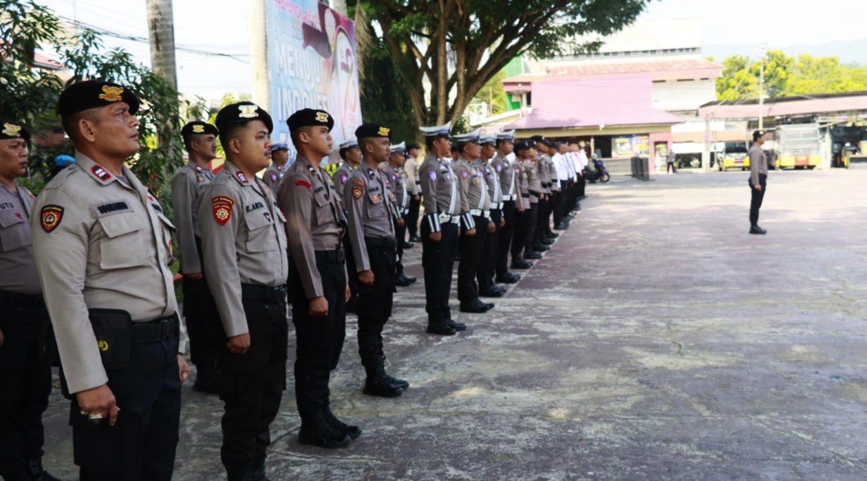 Polres Poso Upacara Peringati Hari Kesaktian Pancasila 2024