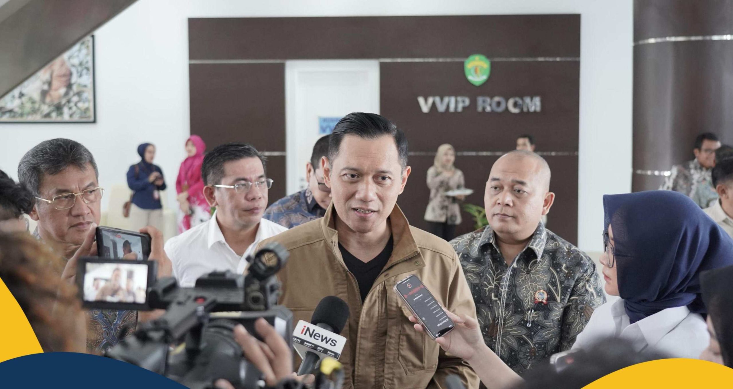 Menteri AHY Menuju IKN untuk Peresmian dan Penyerahan Sertipikat Istana Negara dan Istana Garuda