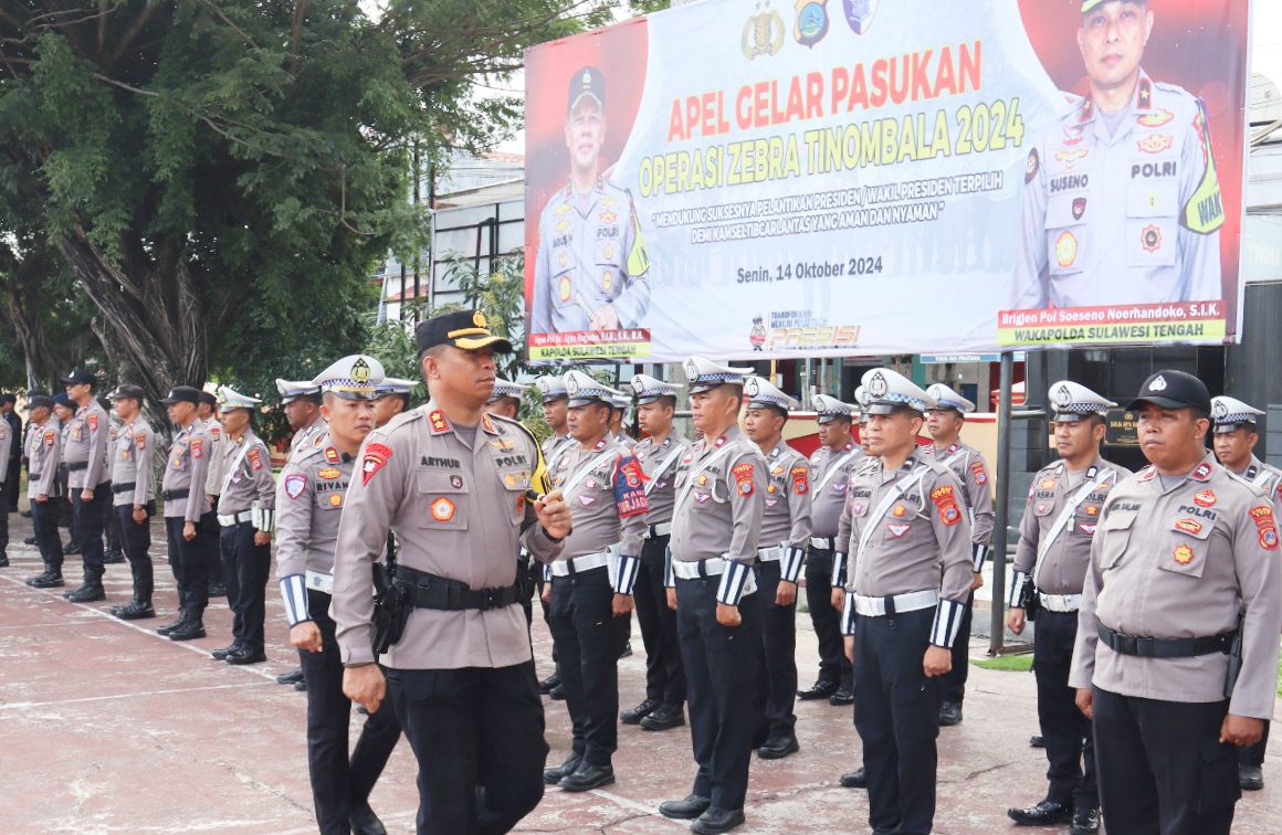 Polres Poso Mulai Operasi Zebra Tinombala 2024, Tingkatkan Kepatuhan BerlaluLintas
