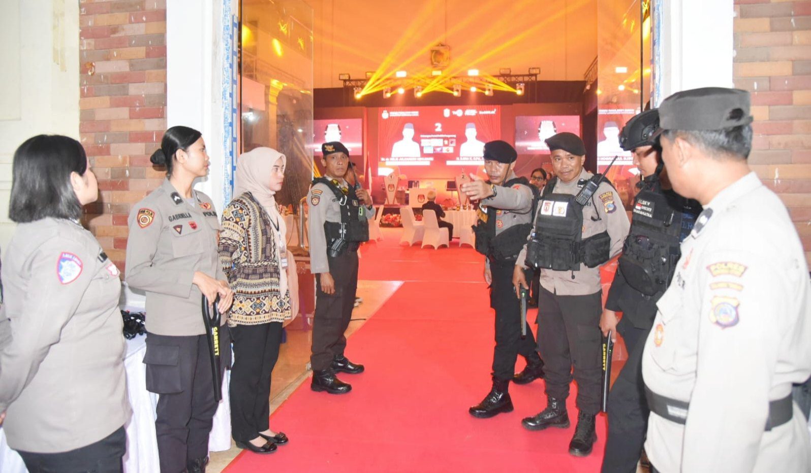 250 Personel Polres Morowali Utara Amankan Debat Kandidat