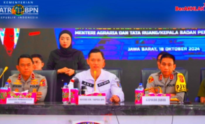 AHY Ungkap Tindak Pidana Mafia Tanah di Hari Kerja Terakhir Kabinet Indonesia Maju