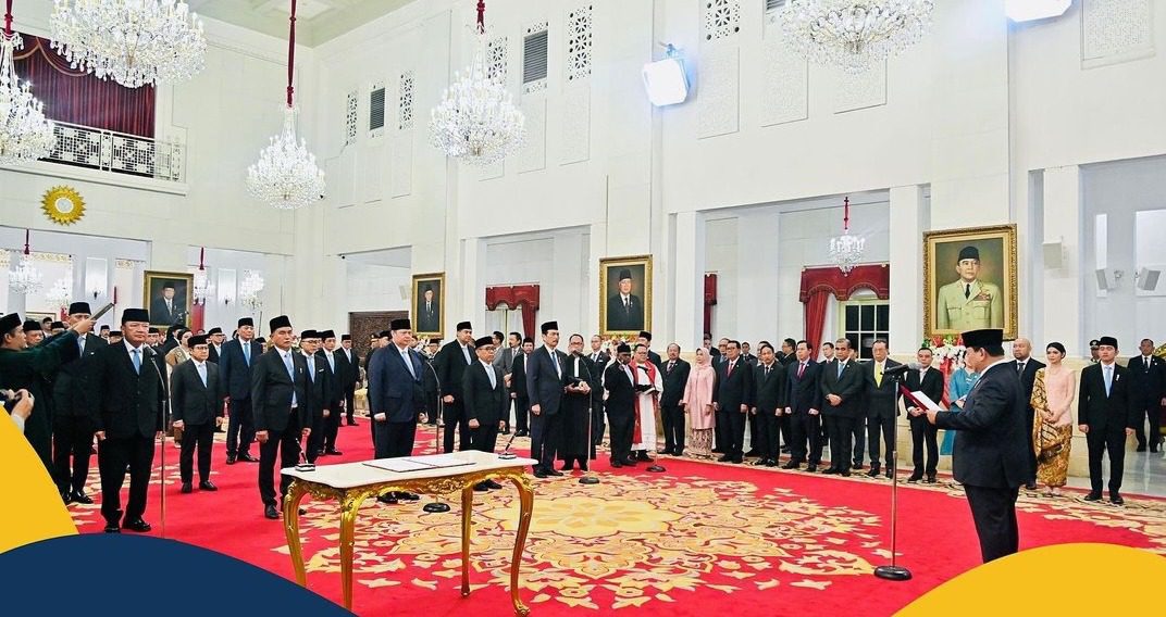 Presiden Prabowo Subianto Lantik Nusron Wahid Sebagai Menteri ATR/BPN