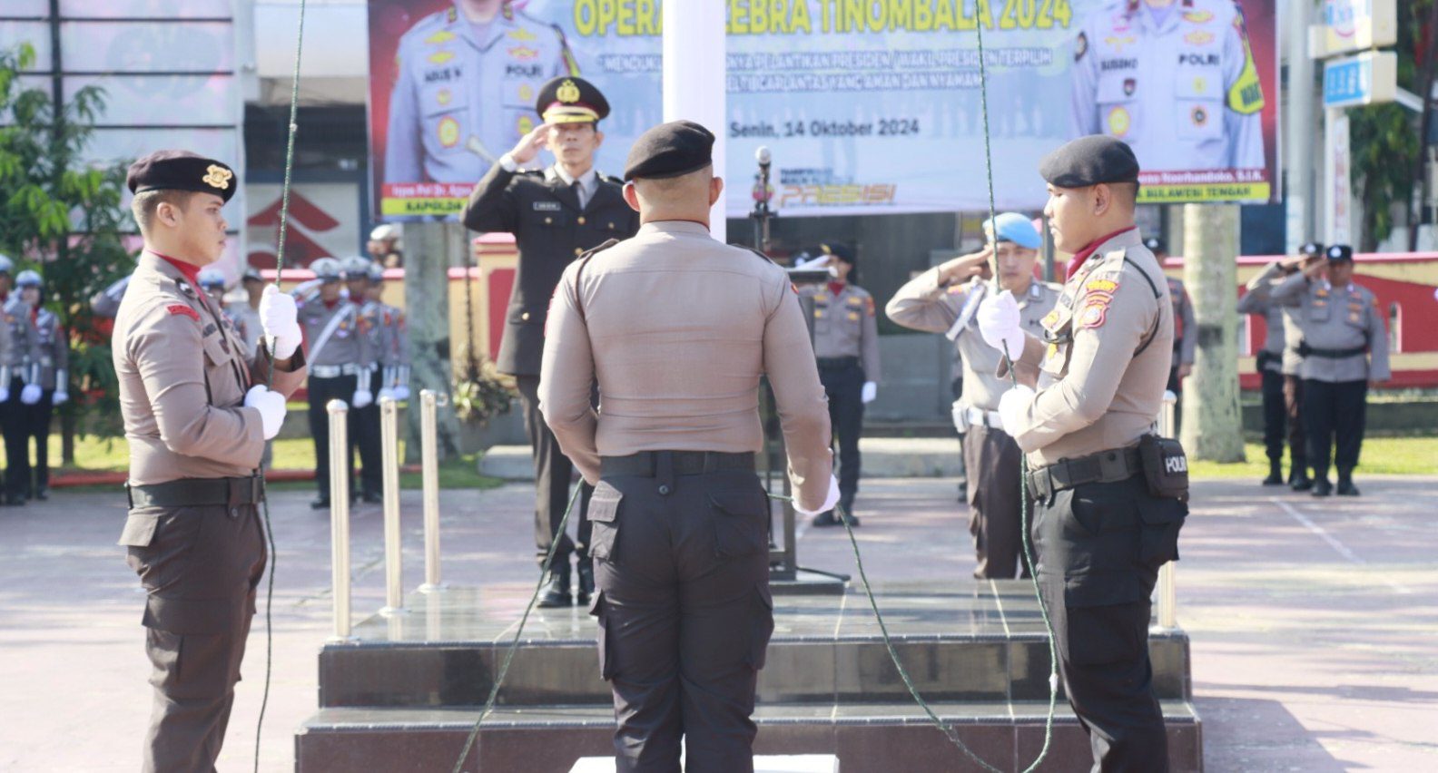 Polres Poso Peringati ke 96 Hari Sumpah Pemuda, Tema “Maju Bersama Indonesia Raya