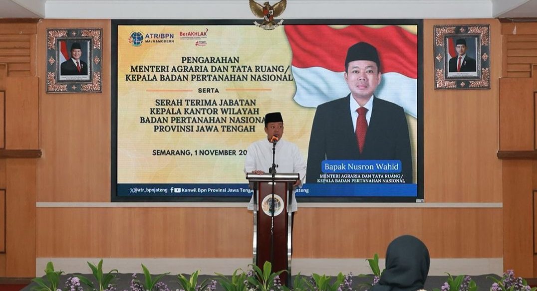 Menteri Nusron Kunjungan Kerja Pertama ke Jawa Tengah