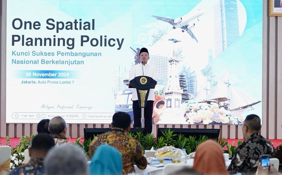 Hari Tata Ruang, Menteri Nusron Tekankan Penyelesaian One Map Policy dan One Spatial Planning Policy untuk Investasi dan Pembangunan Berkelanjutan
