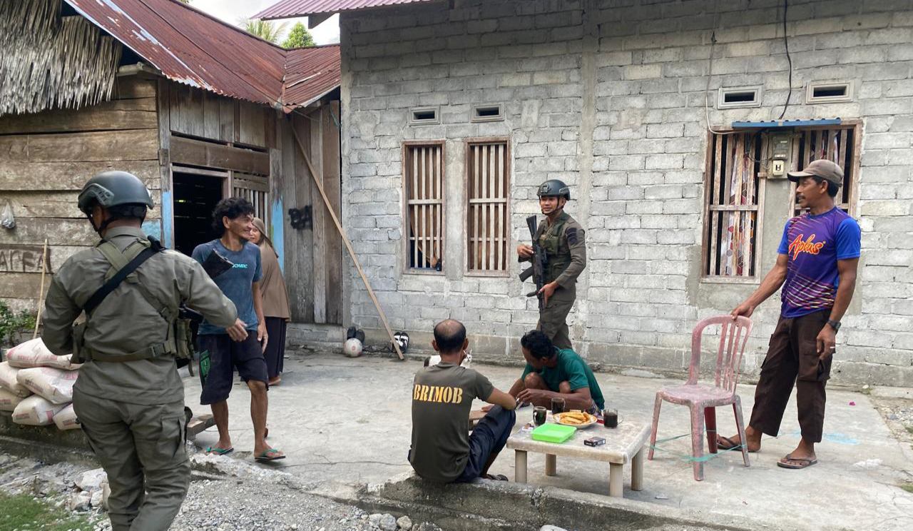 Satgas Madago Raya Intensif Sambangi Warga Melalui Pos Kamtibmas di Wilayah Operasi