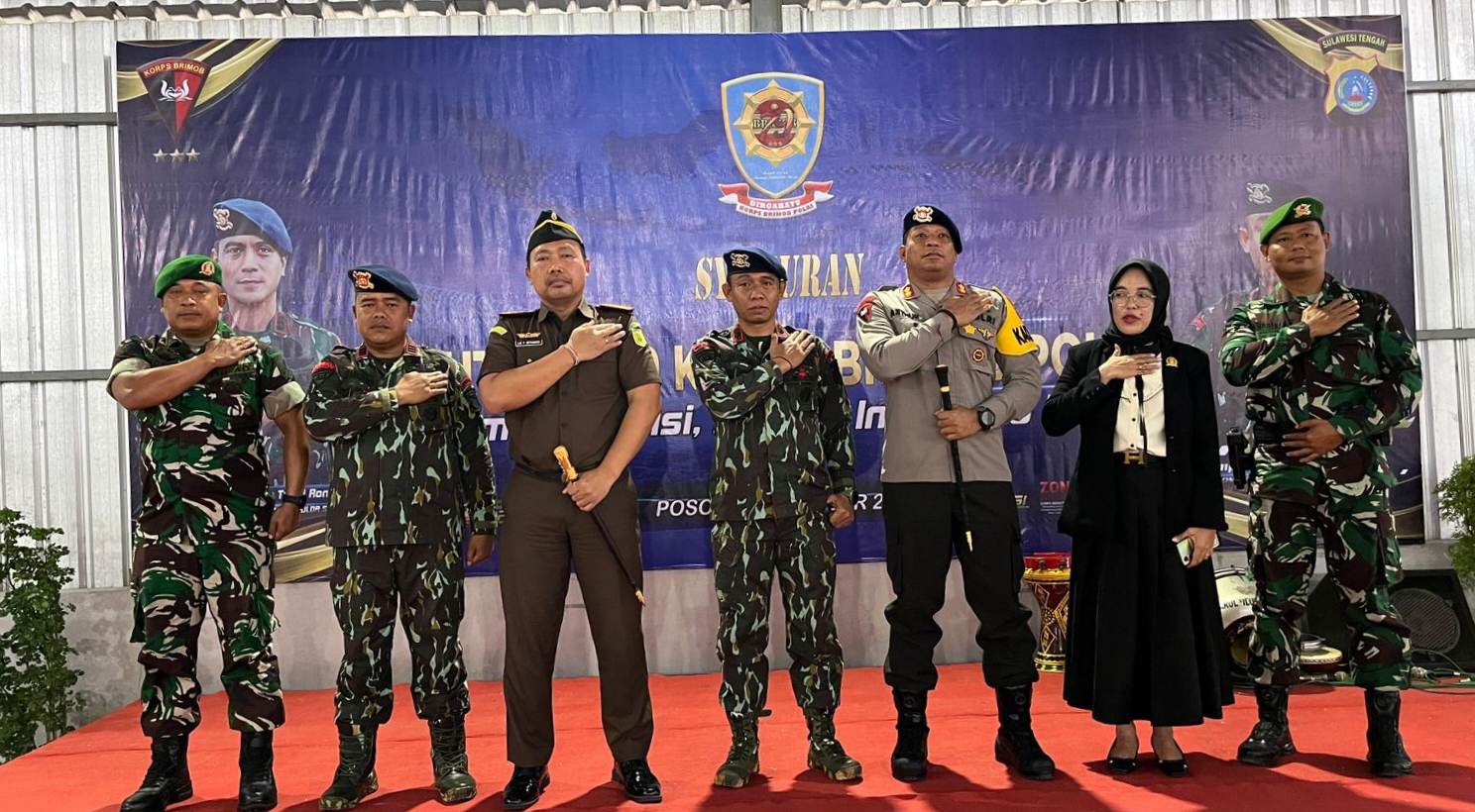 Satgas Madago Raya Syukuran HUT ke 79 Korps Brimob Polri Bersama Masyarakat Poso