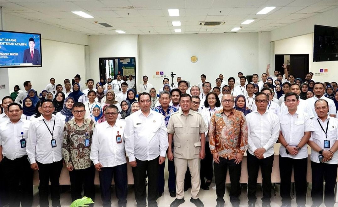 Kunjungi Kantor Cikeas, Menteri Nusron Akan Perkuat SDM Kementerian ATR/BPN yang Memiliki Pemahaman Konsep Manajemen Risiko