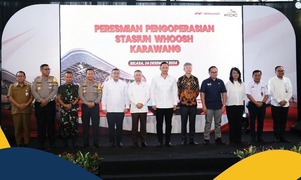 Wamen ATR/BPN Ossy Hadiri Peresmian Stasiun Whoosh Karawang