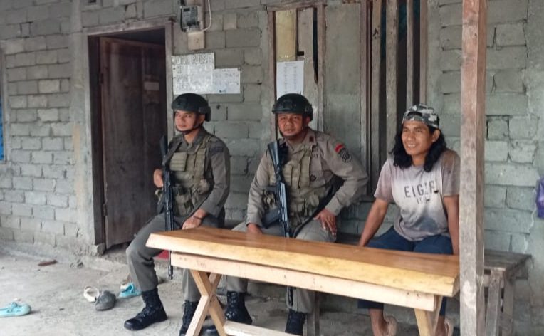 Satgas Madago Raya Kunjungi Eks Napiter di Dusun Tamanjeka, Poso