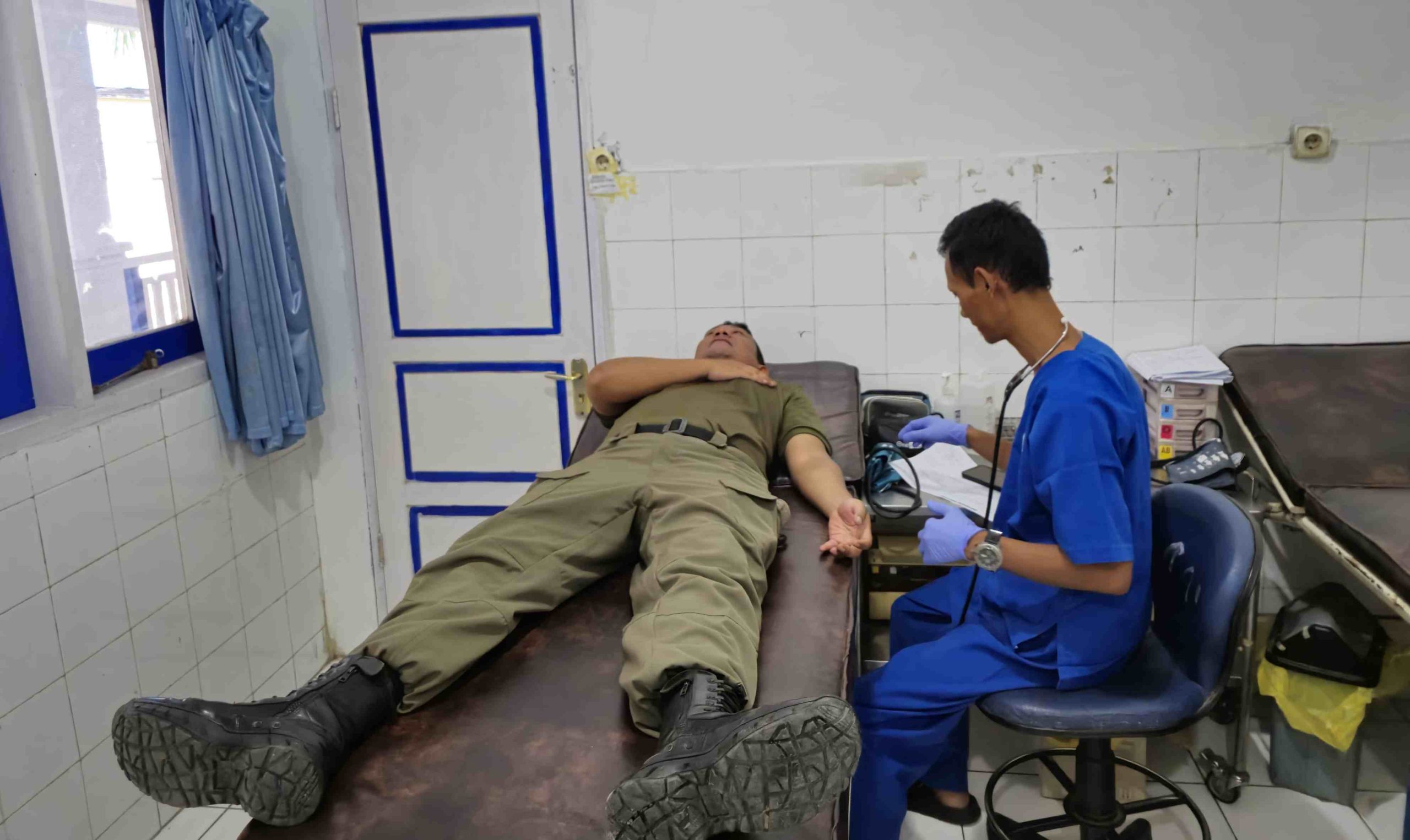 Kasatgas Preventif Apresiasi Aksi Cepat Pos Kamtibmas Tabalu Bantu Korban Kecelakaan Lewat Donor Darah