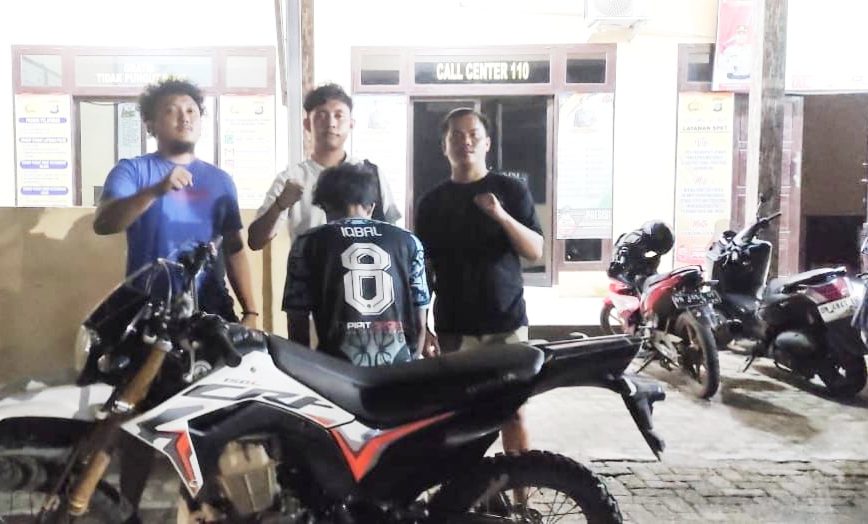 Polres Morowali Utara Tangkap Pelaku Curanmor, 1 unit Motor Jadi Barang Bukti