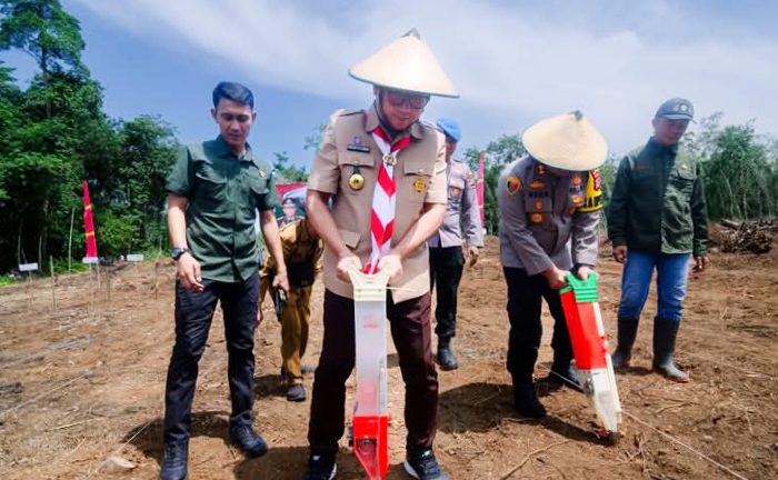 Polres dan Pemkab Morowali Utara Dukung Program Penanaman Jagung 1 juta Hektar