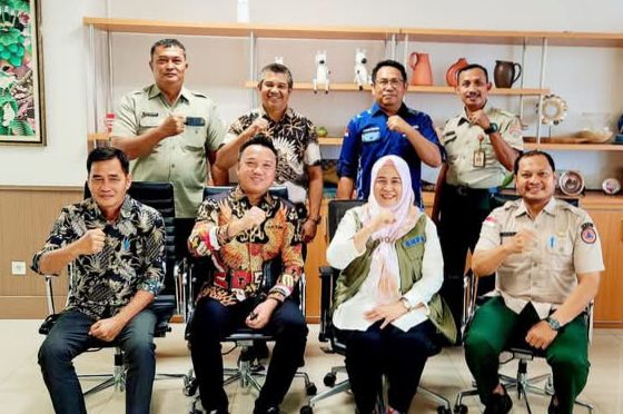 Bupati Morowali Utara Temui Pihak BNPB Terkait Banjir Tahunan