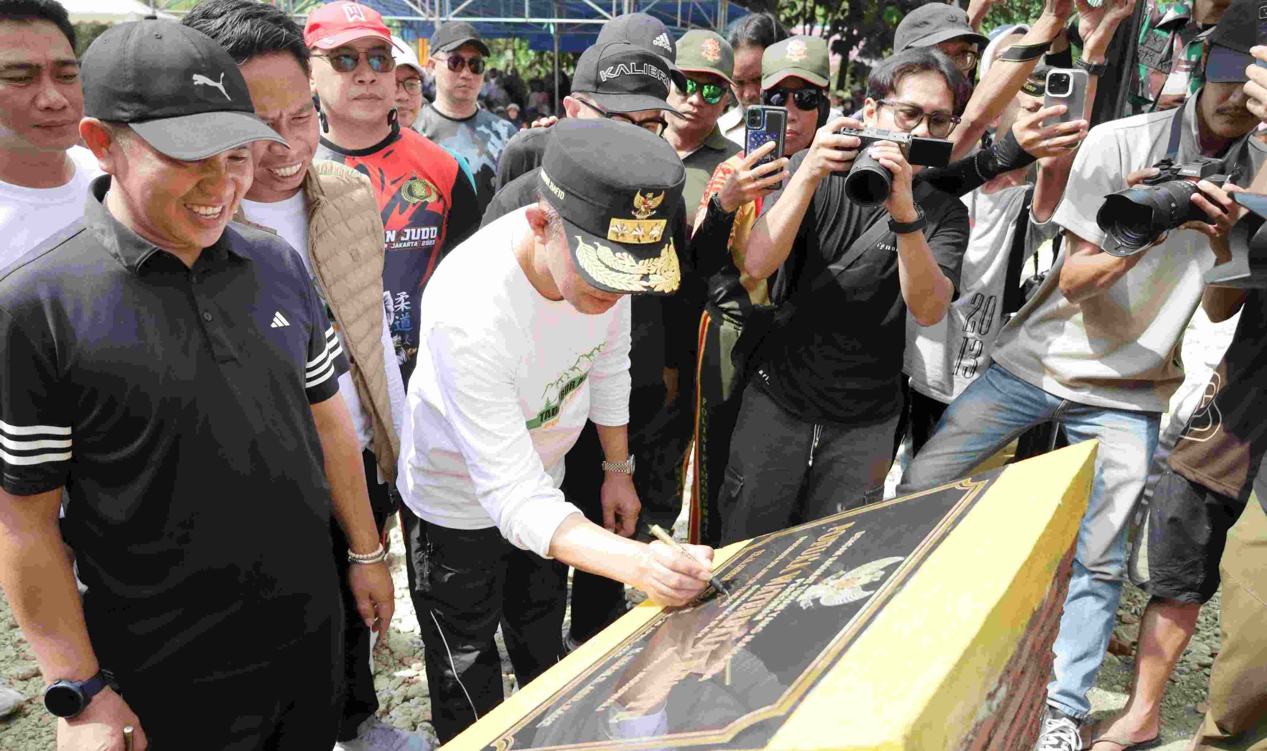Silaturahmi Tadabbur Alam di Morowali, Gubernur Sulteng Resmikan wisata Air Terjun Pofua’a Bente