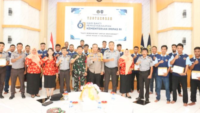 Lapas Kolonodale Ikuti Tasyakuran HBP Ke -61, Momentum Untuk Refleksi Pemasyarakatan
