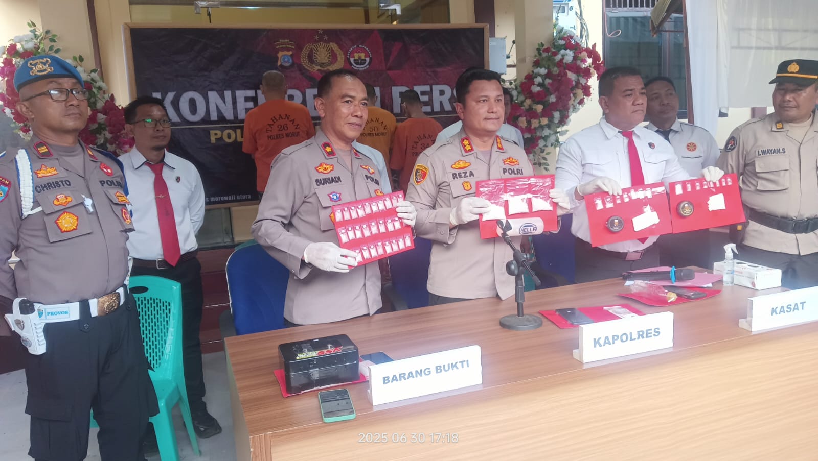 Satresnarkoba Polres Morowali Utara Ungkap Peredaran Sabu 141,26 Gram