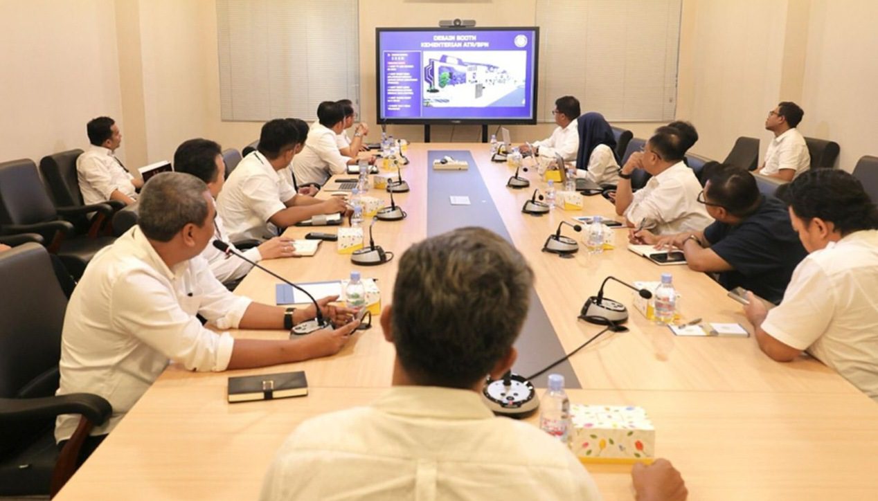 Kementerian ATR/BPN Rapat Persiapan Konferensi Internasional Infrastruktur