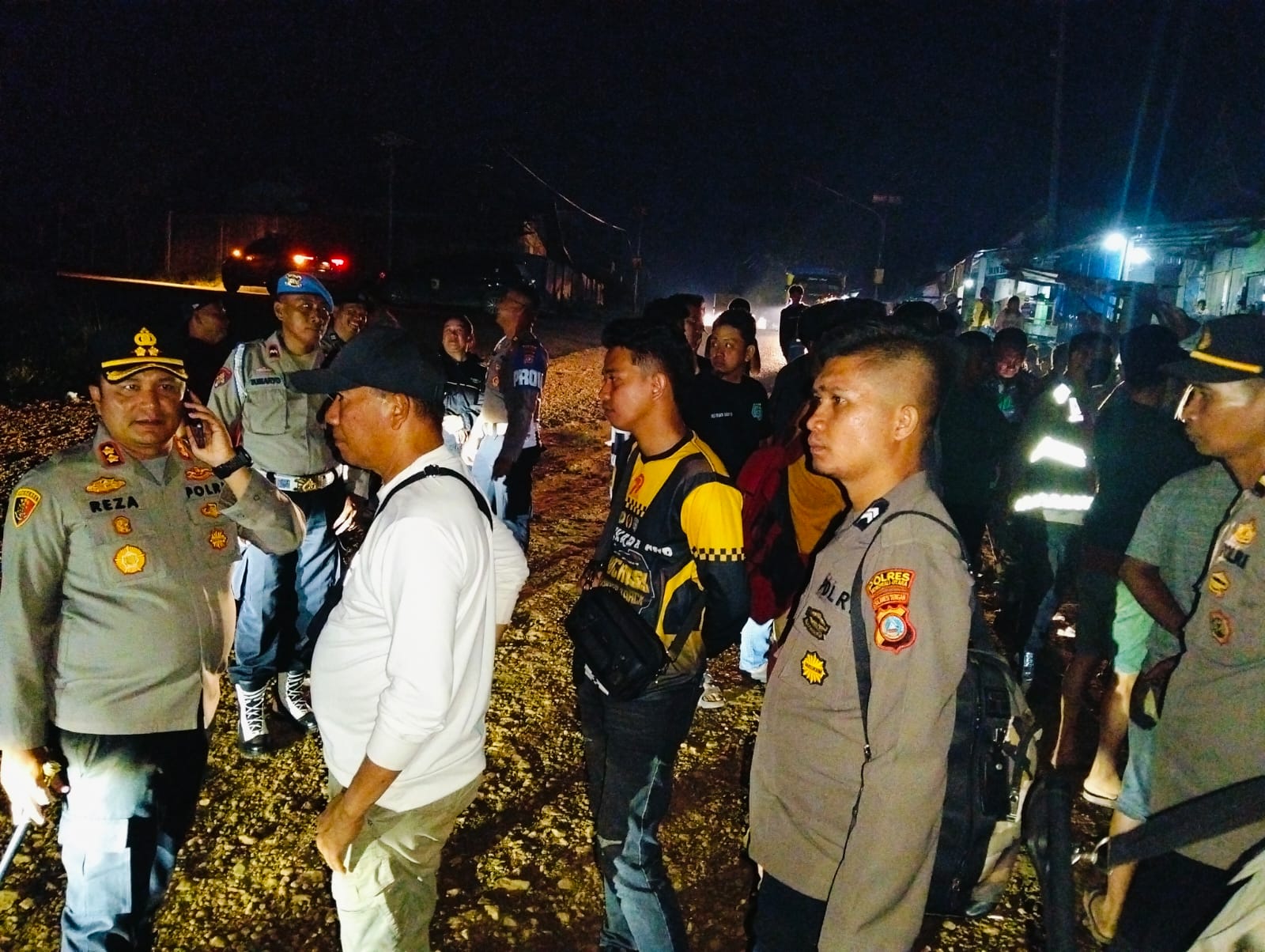 Kapolres Morowali Utara Turun Langsung Amankan Bentrok Antar Warga