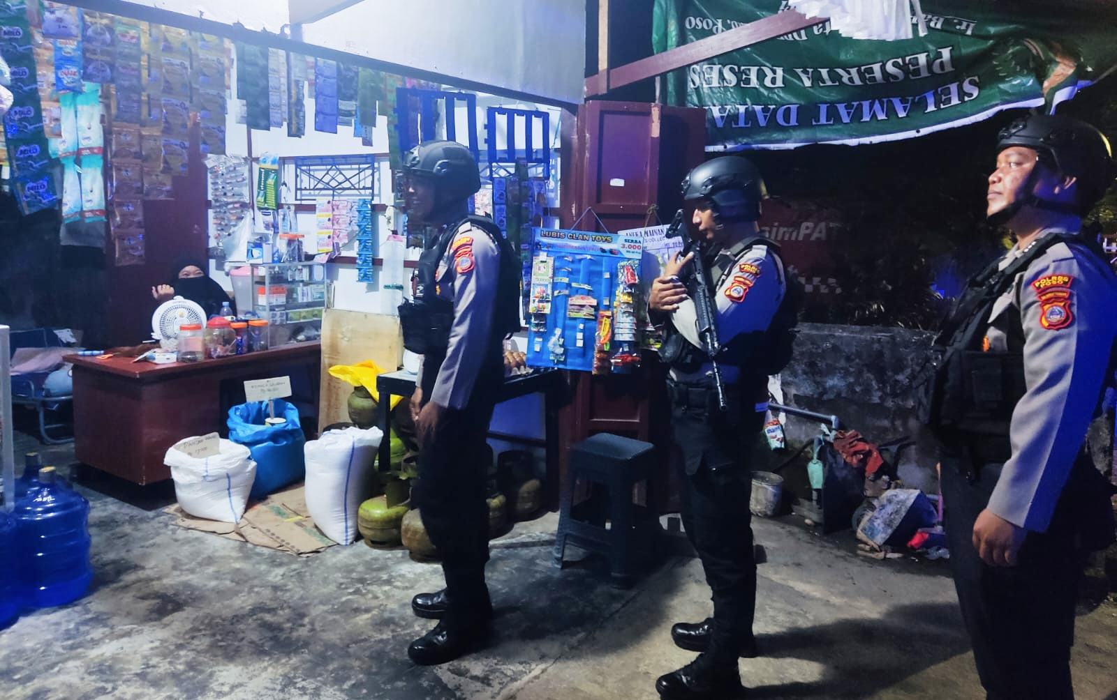 Patroli Blue Light Polres Poso, Cegah Gangguan Kamtibmas di Malam Hari