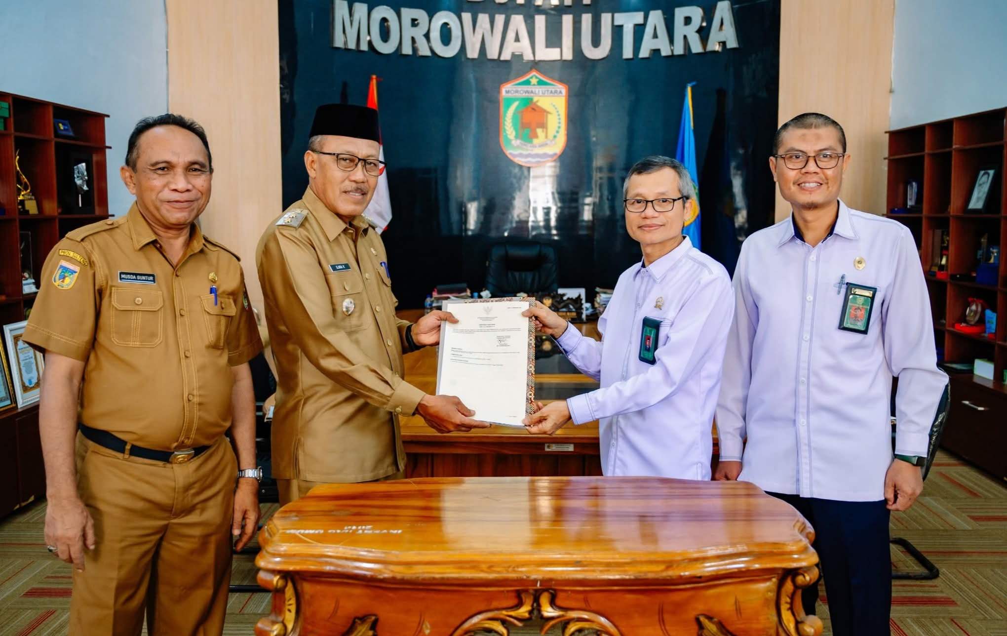 Pemkab Morowali Utara dan PN Poso Teken Kesepakatan Pelaksanaan Tempat Sidang