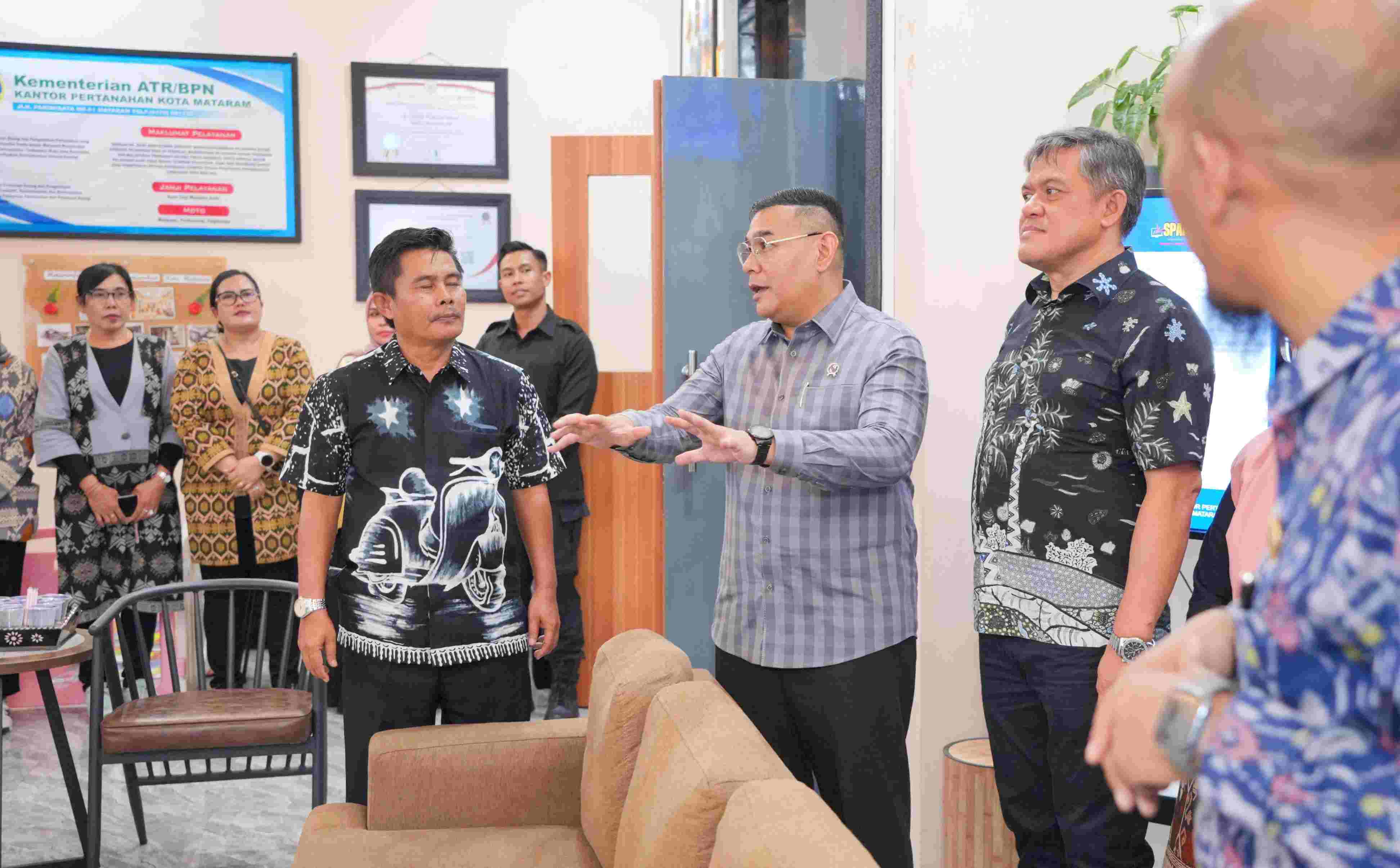 Berikan Pengarahan bagi Jajaran Kanwil BPN Provinsi NTB, Wamen Ossy Titipkan Empat Pesan