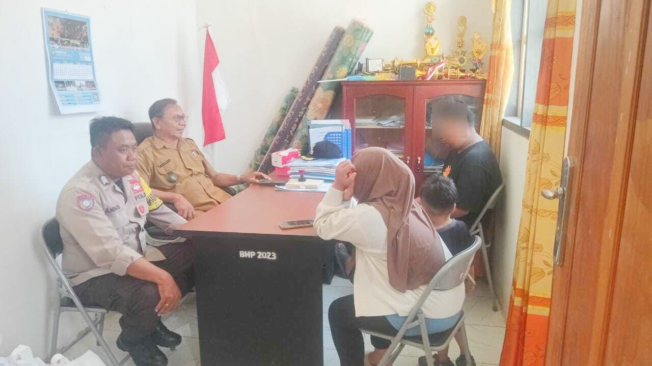 Langkah Humanis Bhabinkamtibmas Desa Tangkura, Mediasi Kasus KDRT Berakhir Damai
