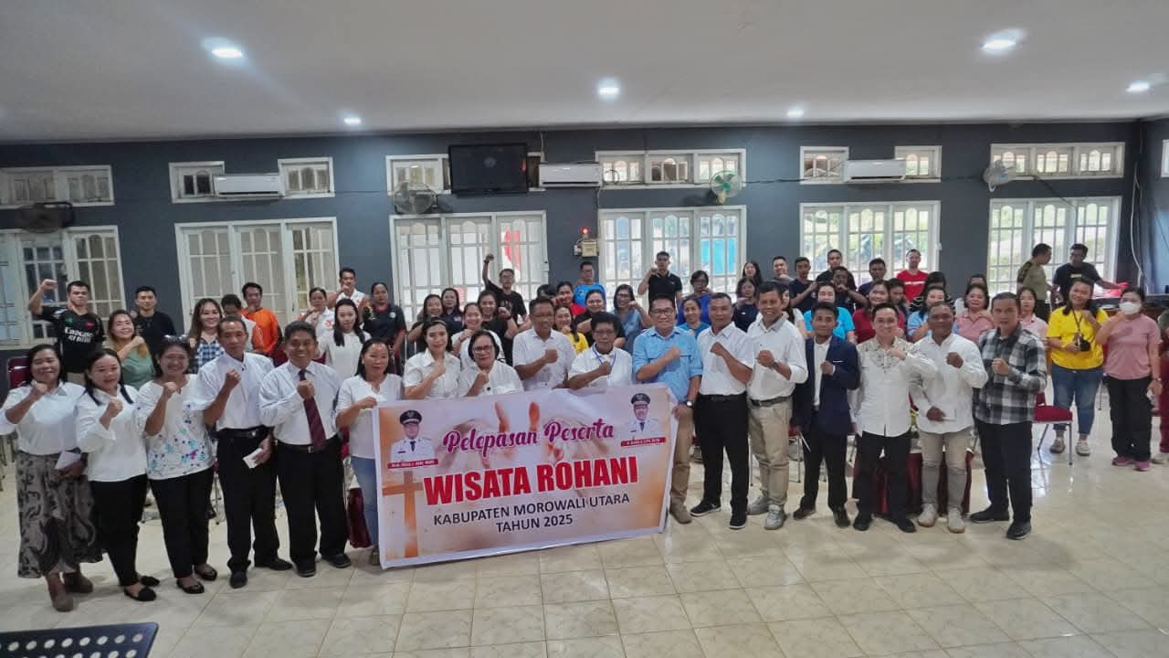 Pemkab Morut Berangkatkan 16 Pendeta Lintas Denominasi untuk Wisata Rohani ke Turki