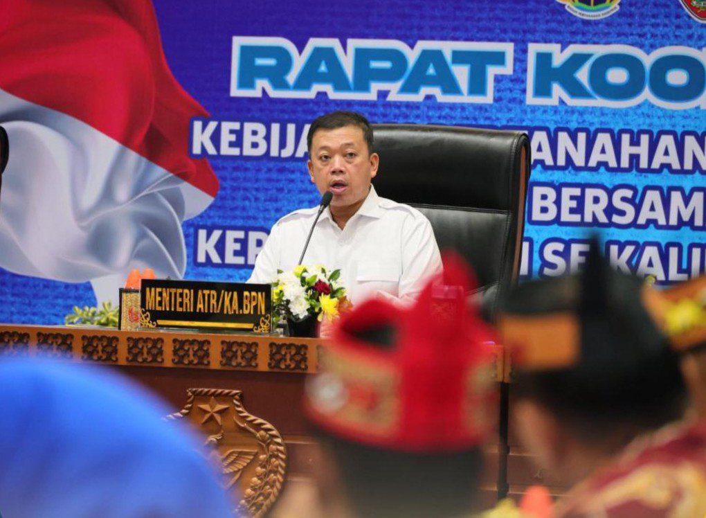 Menteri Nusron Imbau Pemda Kalteng Percepat Pemutakhiran Sertipikat Tanah untuk Cegah Tumpang Tindih