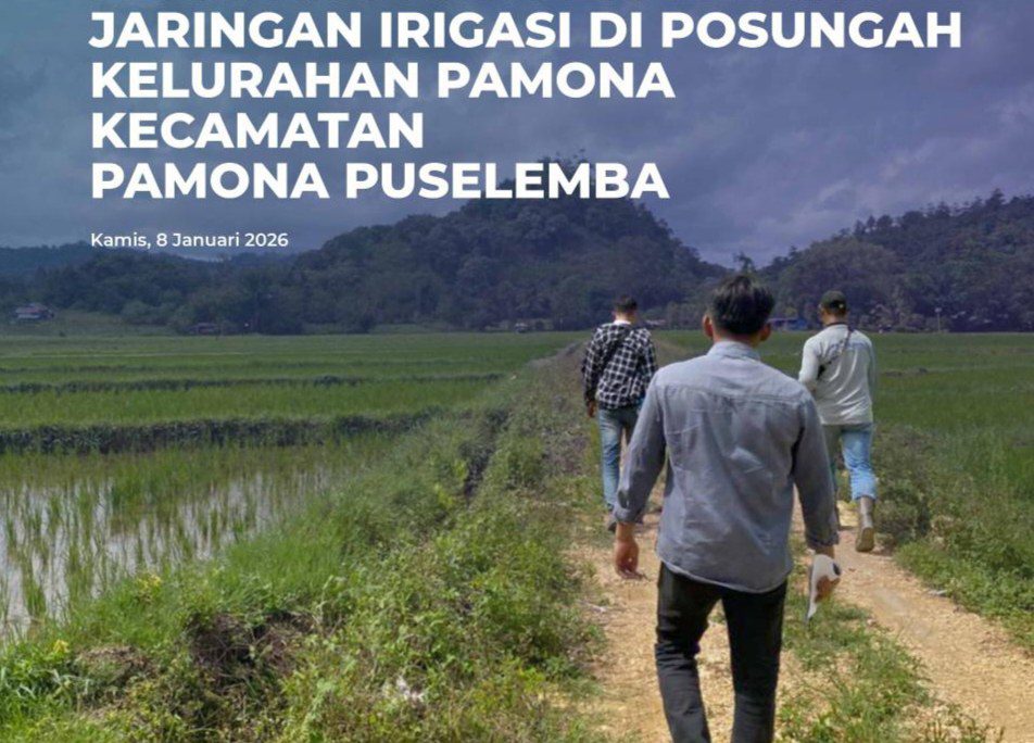 Dukung Infrastruktur Pertanian, Kantah Poso Tinjau Lokasi Rehabilitasi Irigasi di Pamona