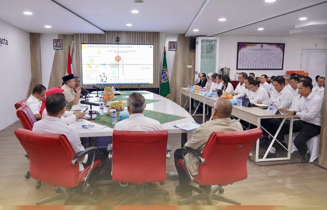Menteri Nusron Ajak Pegawai Berkomitmen Bersama Tingkatkan Layanan Pertanahan
