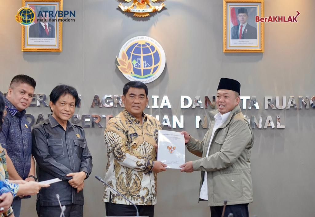 Menteri Nusron Minta RTRW Provinsi Jadi Acuan Penyusunan RTRW Kabupaten/Kota