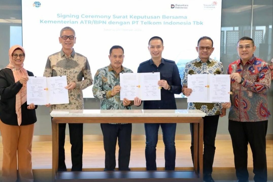 Kementerian ATR/BPN Bentuk Satgas untuk Pengamanan Aset PT Telkom Indonesia