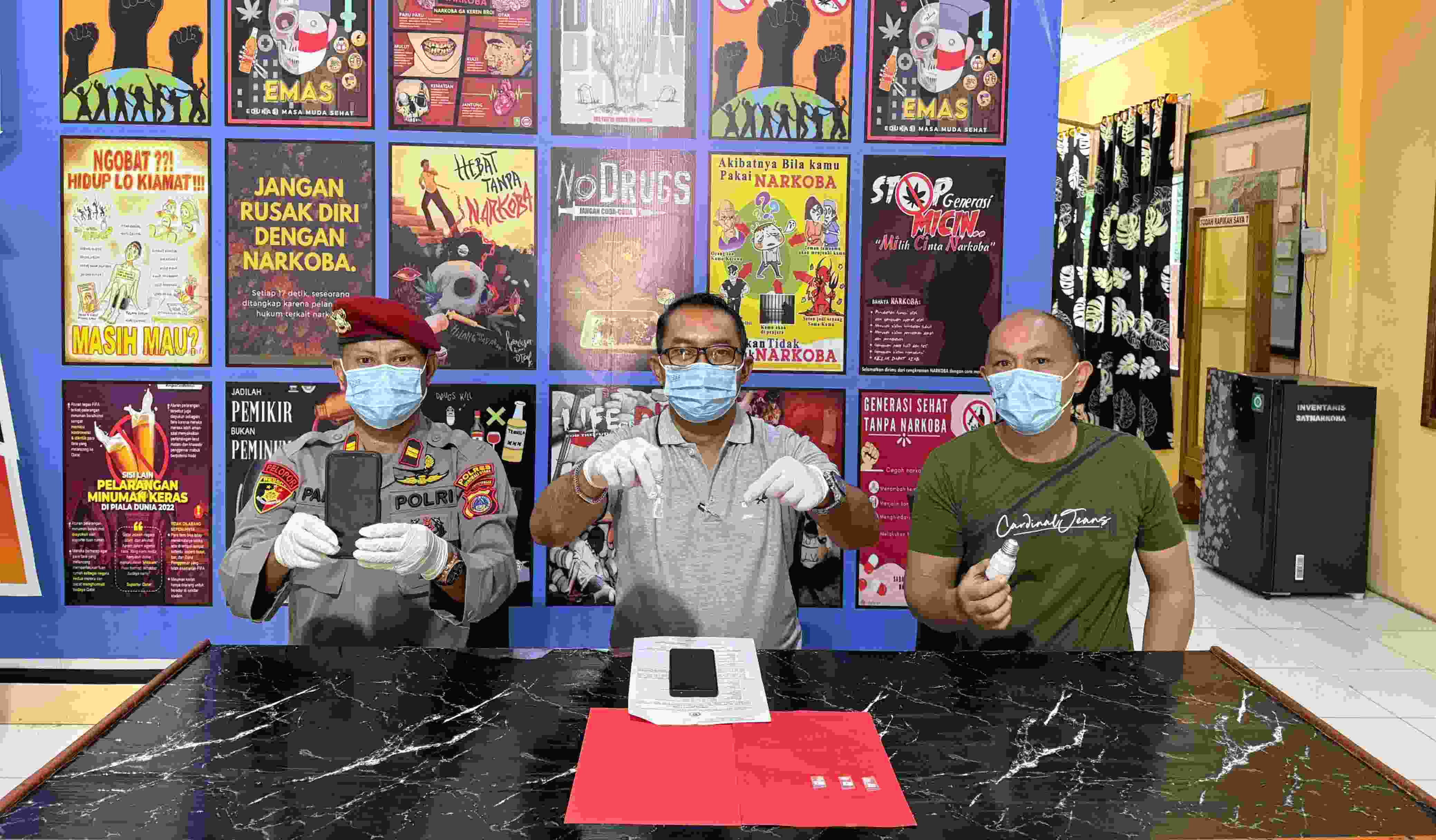 Polres Morowali Utara Bekuk Pengedar Sabu di Mori Utara, Juga Klarifikasi Hoaks di Sosmed