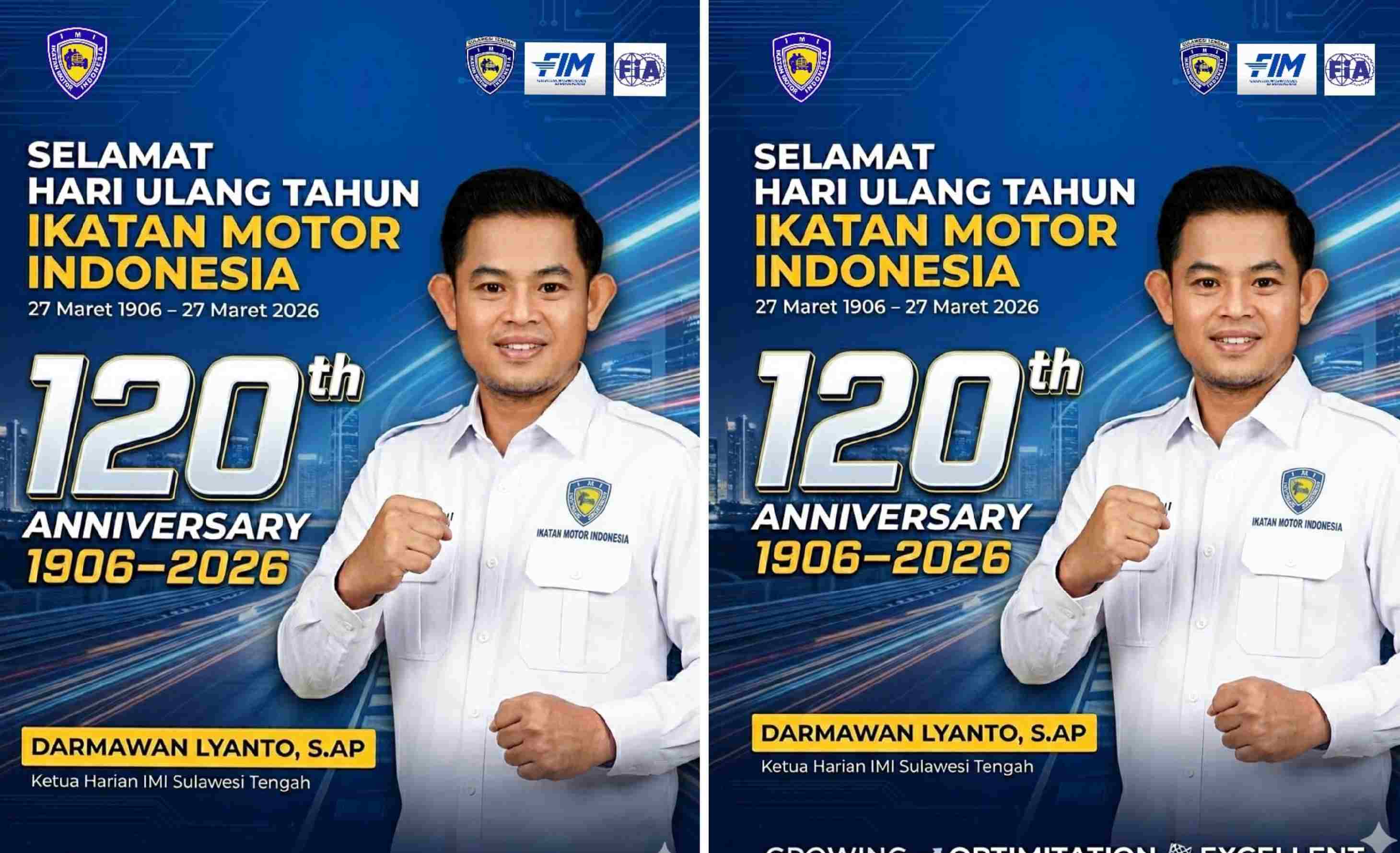 Rayakan HUT ke-120, IMI Sulawesi Tengah Perkuat Semangat ‘Growing, Optimitation, Excellent’