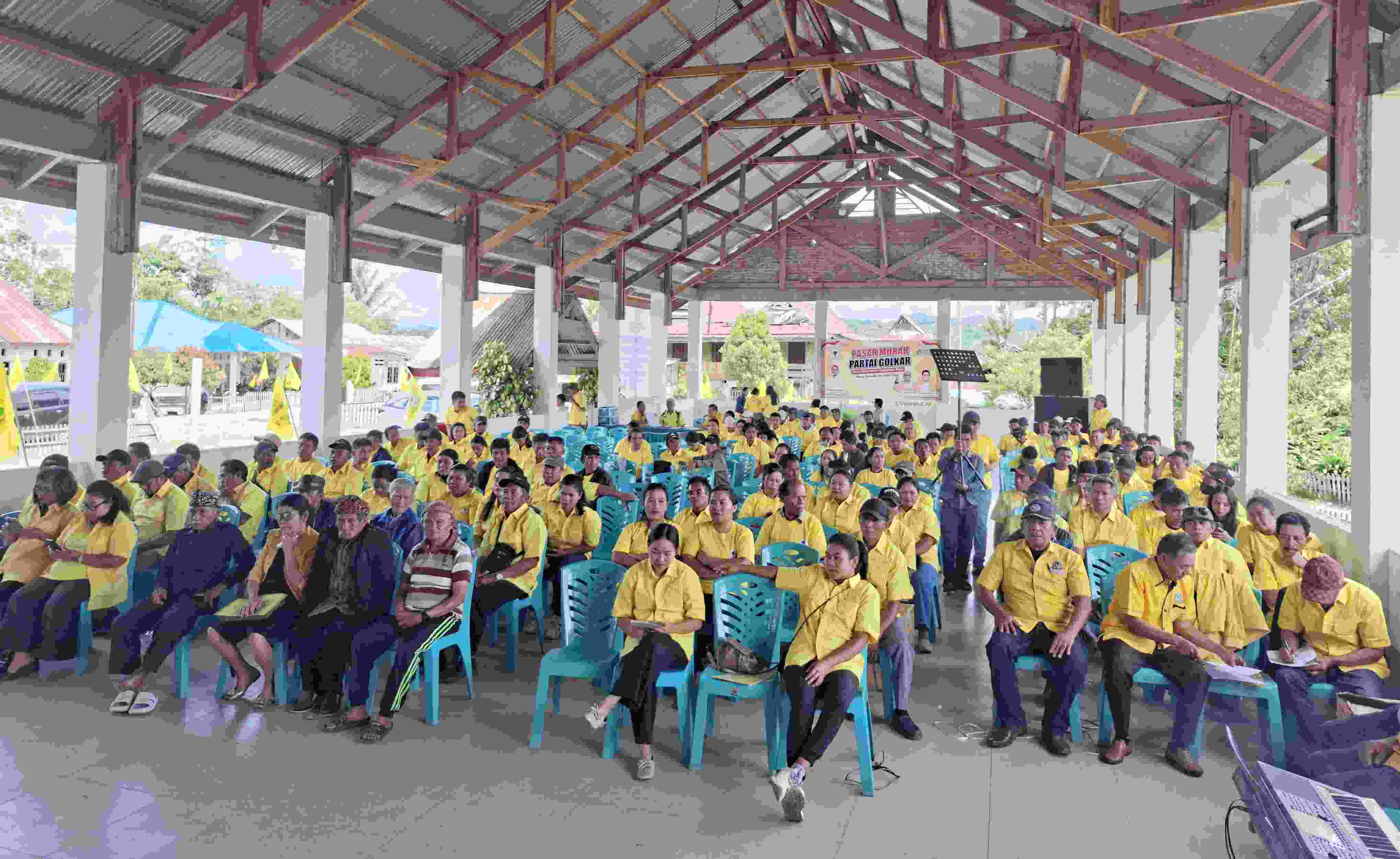 Konsolidasi Organisasi, GOLKAR Poso Gelar Musyawarah XI Kecamatan Dan Temu Kader di Napu