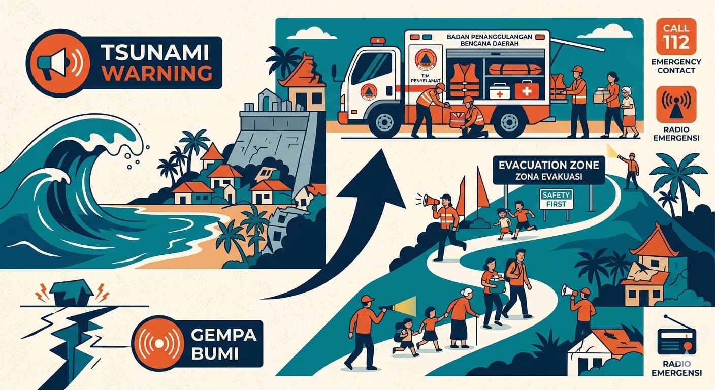 BMKG Keluarkan Peringatan Dini Tsunami Pasca-Gempa M 7,7 di Kepulauan Sangihe