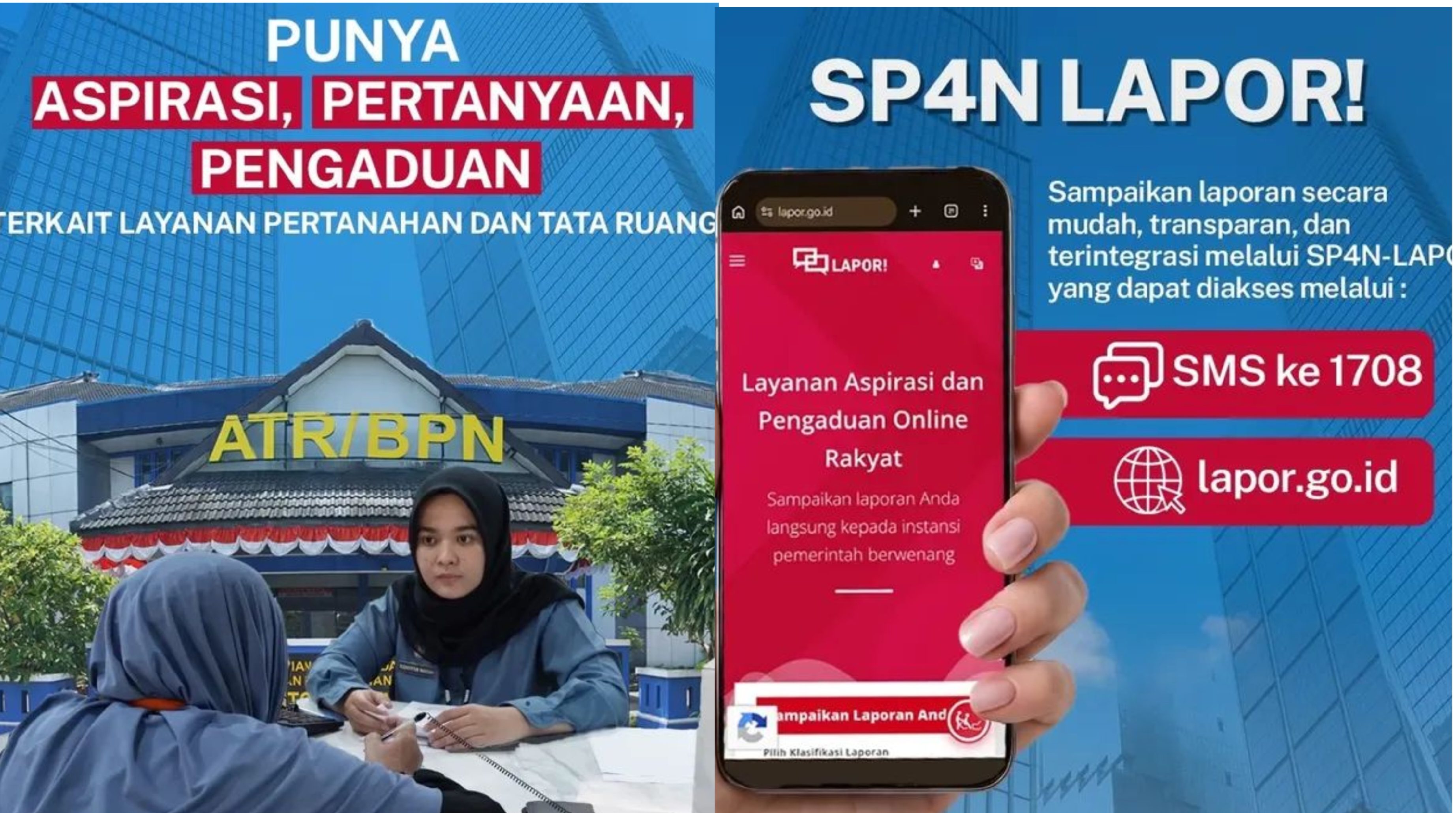 Komitmen Pelayanan Terbaik, Kementerian ATR/BPN Ajak Masyarakat Sampaikan Pengaduan Lewat Kanal Resmi