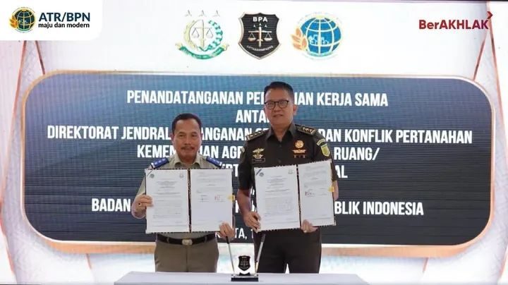 Amankan Aset Pertanahan, Kementerian ATR/BPN dan Kejaksaan Agung Jalin Sinergi