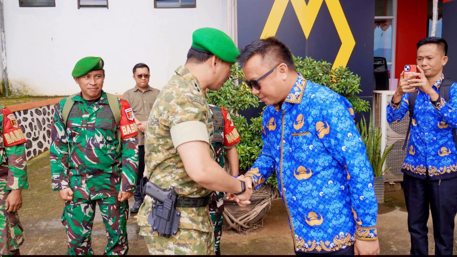 Bupati Delis Sambut Hangat Letkol Inf B. Baja Sirait, Dandim 1311 Morowali yang Baru