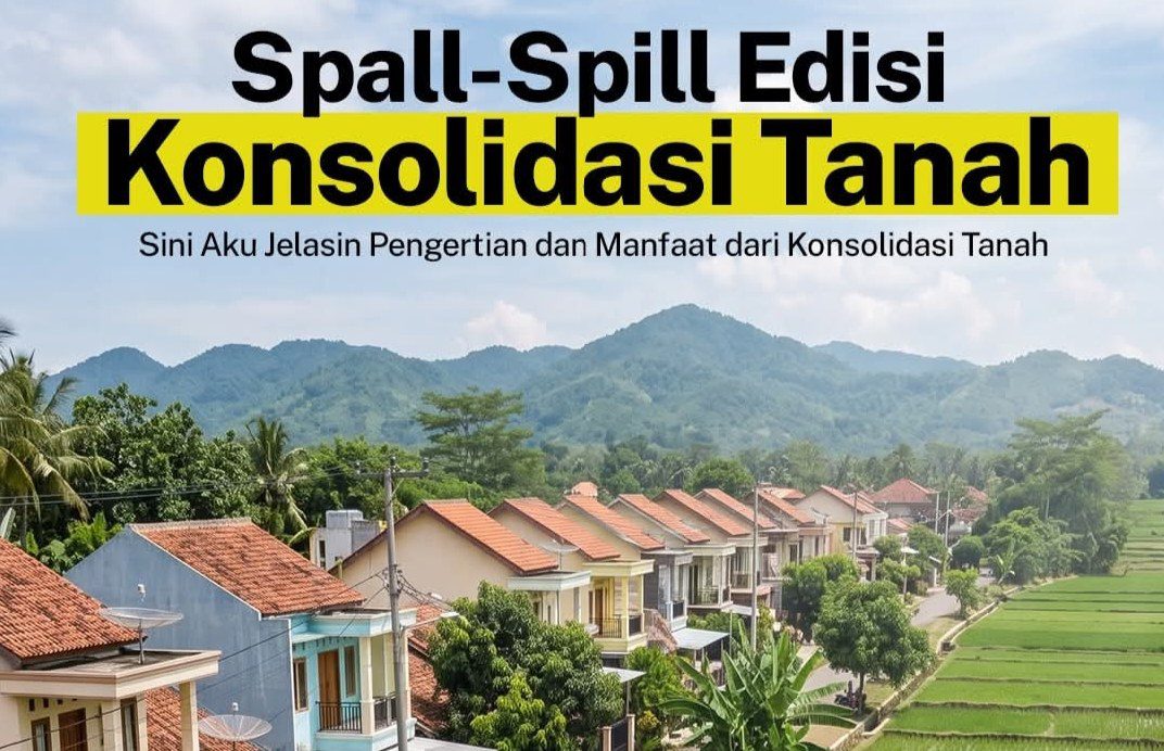 Kementerian ATR/BPN Gencarkan Program Konsolidasi Tanah untuk Penataan Kawasan yang Optimal