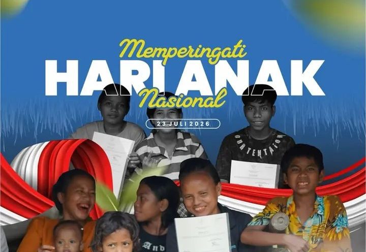 Peringati Hari Anak Nasional 2026, Kementerian ATR/BPN Dorong Perlindungan Hak dan Generasi Emas