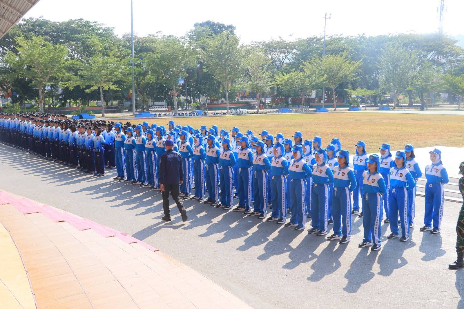 Wakil Bupati Poso Buka Latihan Gabungan Paskibraka Persiapan HUT ke-81 RI