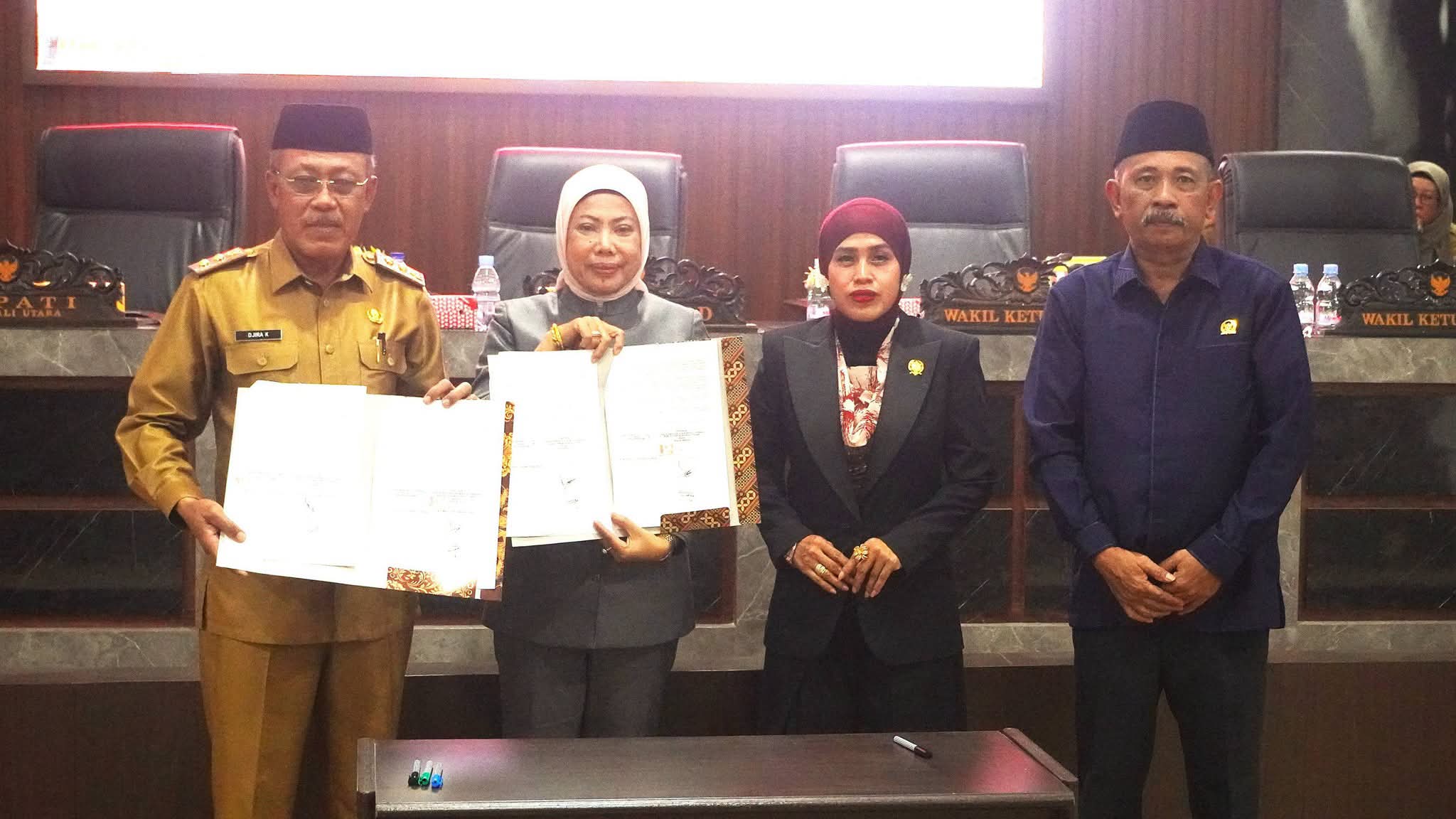 Wabup Djira Hadiri Rapat Paripurna Di Gedung DPRD Morut, Bahas Berbagai Agenda